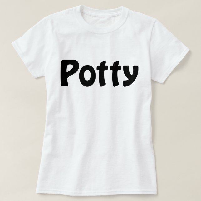 Camiseta Potty (Diseño del anverso)