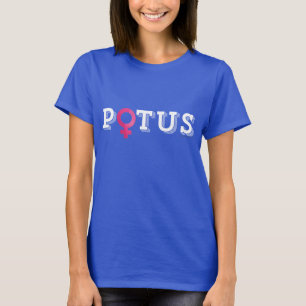 Camiseta POTUS Hillary '16 (símbolo femenino del género)