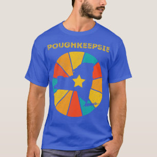 Camiseta Poughkeepsie New York Vintage Distresage Souvenir