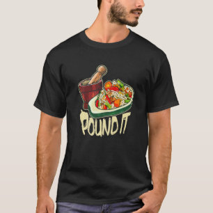 Camiseta Pound It Green Spicy Thai Papaya Salada