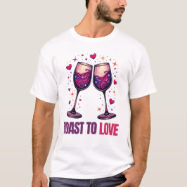 Camiseta Pouring Love: Colección de ropa de vino de San Val