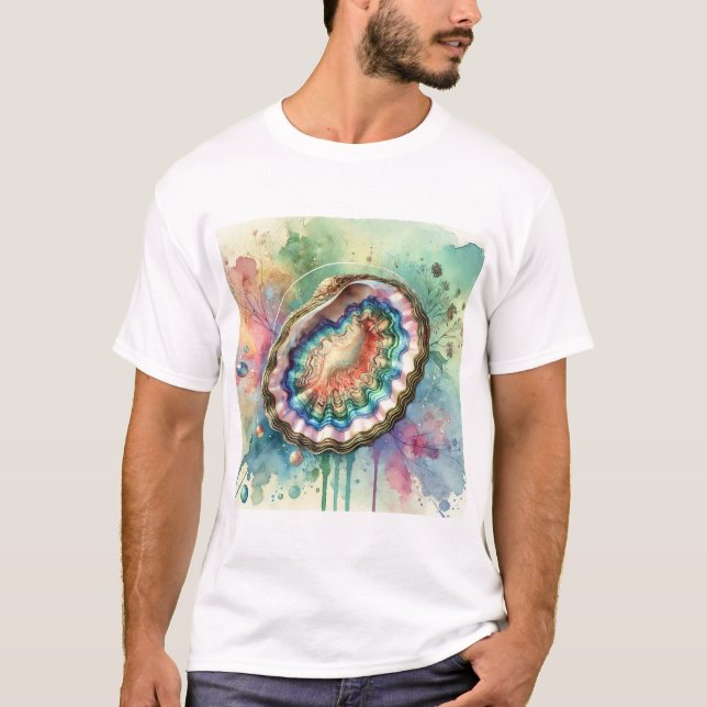Camiseta Pourtales abalone 170724AREF126 - Watercolor (Anverso)