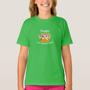 Camiseta Poutine, La Ensalada Canadiense - Chicas Fine Jers