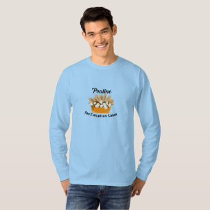 Camiseta Poutine, La Ensalada Canadiense - T- De Manga Larg