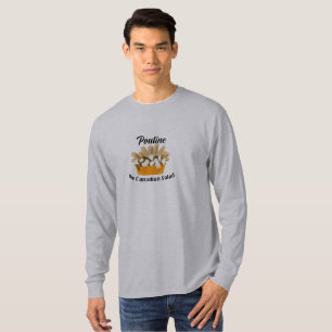 Camiseta Poutine, La Ensalada Canadiense - T- De Manga Larg