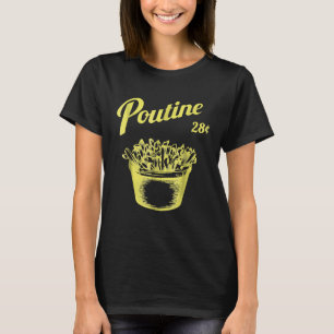 Camiseta Poutine Retro Canadá Montreal