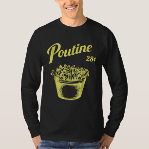 Camiseta Poutine Retro Canadá Montreal