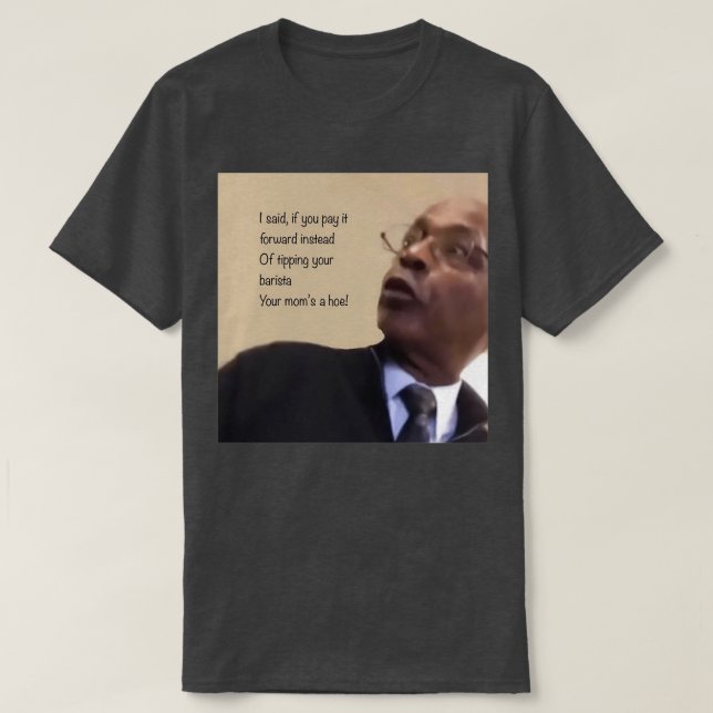 Camiseta POV You re a barista (Diseño del anverso)