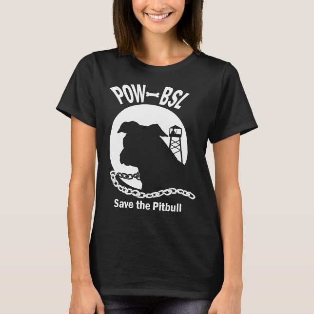 Camiseta Pow Bsl Salve El Pitbull (Anverso)