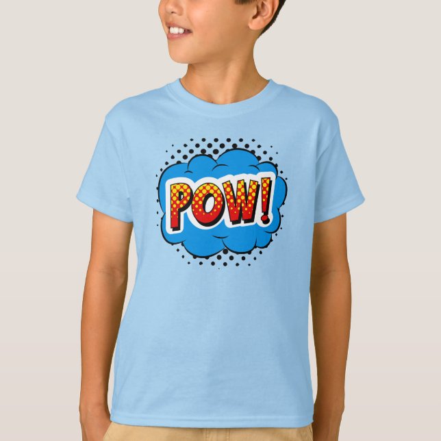 Camiseta POW! Comic T-Shirt Kids (Anverso)