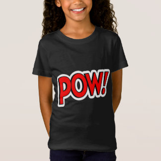 Camiseta ¡POW! Gráficos Screwball Negro