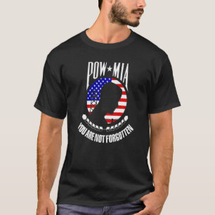 Camiseta Pow Mia Flag No Te Olvidan