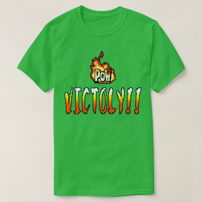 Camiseta Pow VICTOLY (Diseño del anverso)