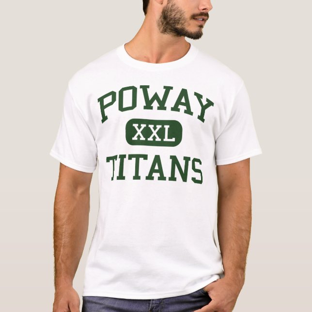 Camiseta Poway - titanes - High School secundaria - Poway (Anverso)