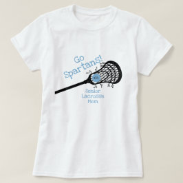 Camiseta Powder Blue Go Team Lacrosse Mom