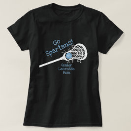 Camiseta Powder Blue Go Team Lacrosse Mom