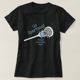 Camiseta Powder Blue Go Team Lacrosse Mom