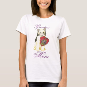 Camiseta Powderpuff Heart Mom