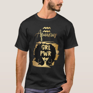 Camiseta Power Aquarius Chica Zodiac