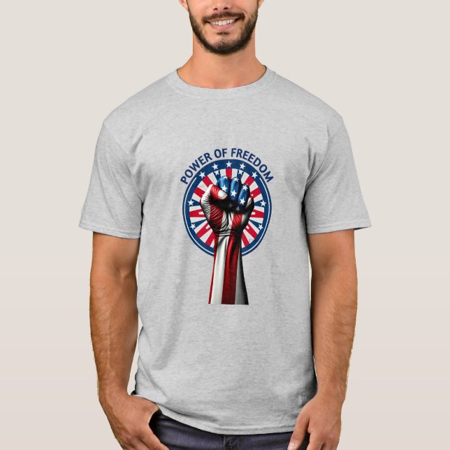 Camiseta Power of Freedom  (Anverso)
