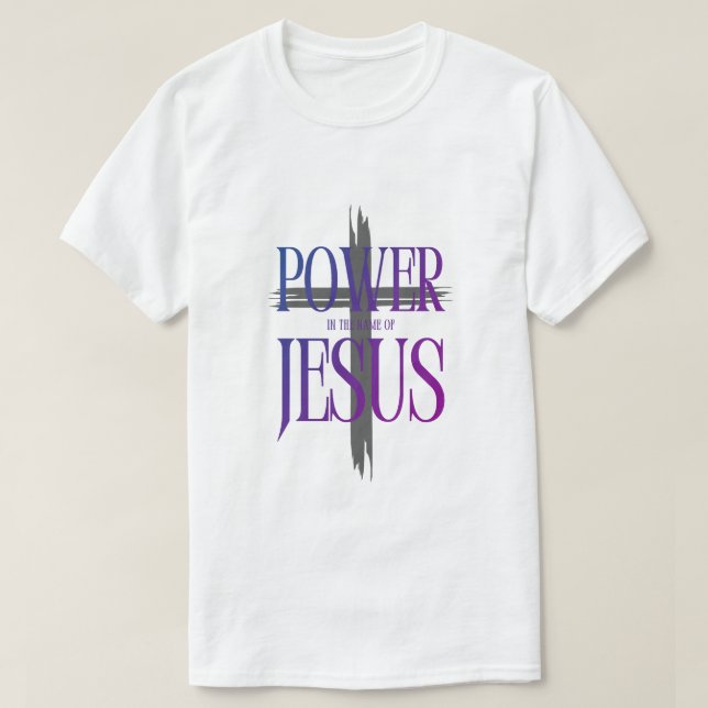 Camiseta Power of the Name of Jesus (Diseño del anverso)