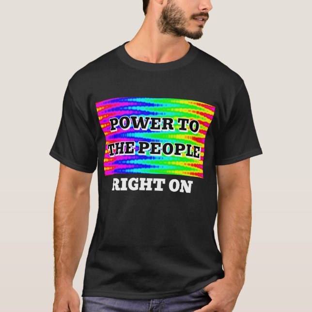 CAMISETA POWER TO THE PEOPLE (Anverso)