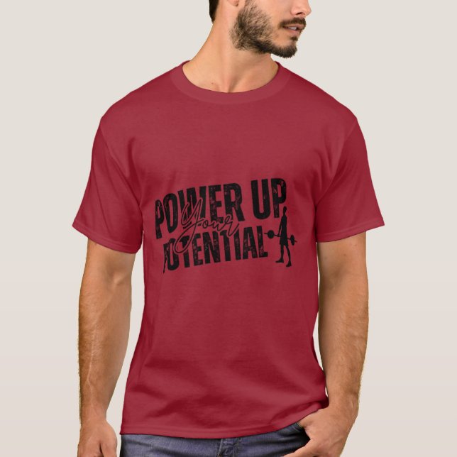 Camiseta power up your potential (Anverso)