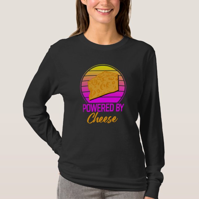 Camiseta Powered By Cheese (Anverso)