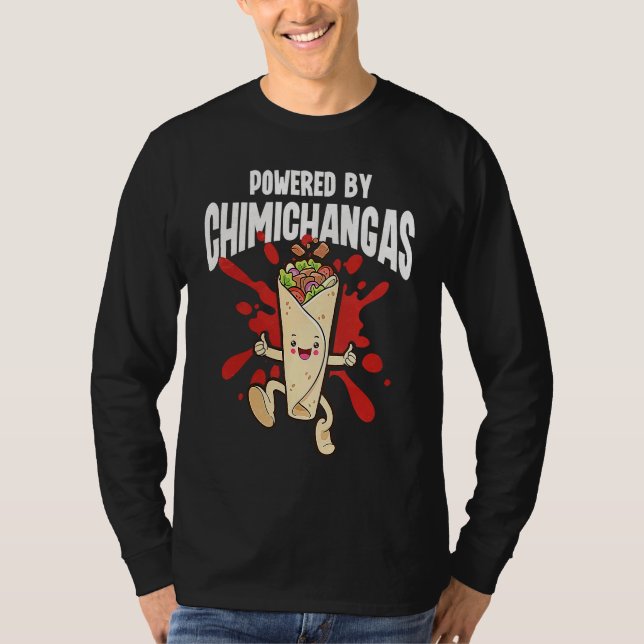 Camiseta Powered By Chimichangas (Anverso)