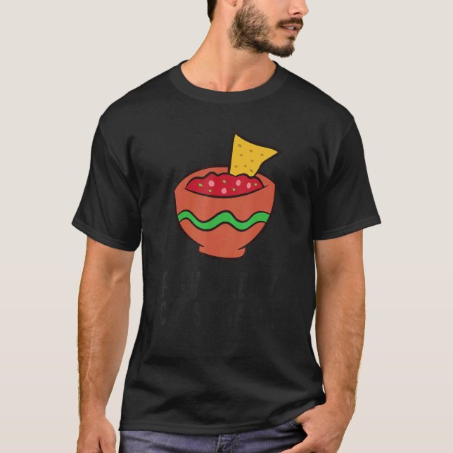 Camiseta Powered By Chips And Salsa (Anverso)