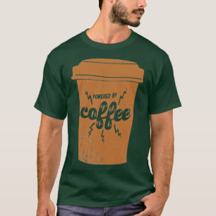 Camiseta Powered by Coffee paper coffee cup 1