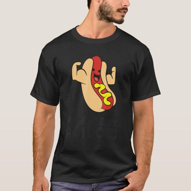Camiseta Powered By Hotdogs Hot Dog (Anverso)