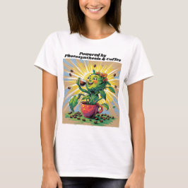 Camiseta Powered by Photosynthesis & Coffee T-Shirt