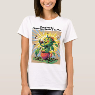 Camiseta Powered by Photosynthesis & Coffee T-Shirt