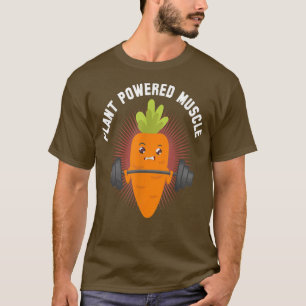 Camiseta Powered By Plants Vegetarian Vegan Plant Powered