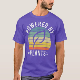 Camiseta Powered By Plants Vegetarian Vegan Workout Plant P