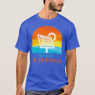 Camiseta Powered By Solar Panels Photovoltaic Sun