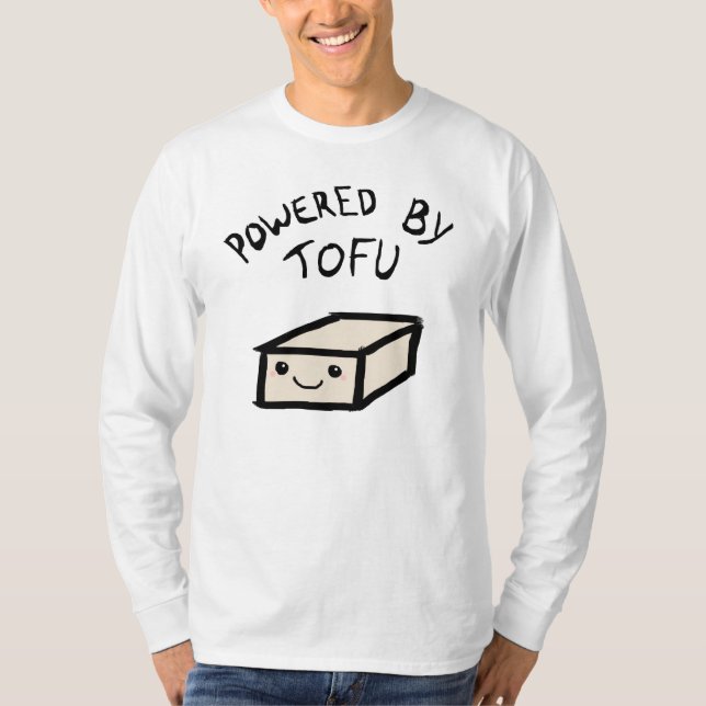 Camiseta Powered by tofu (Anverso)