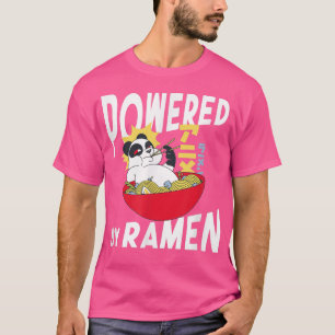Camiseta Powered Ramen Anime Noodles Kawaii Japanese Japan 