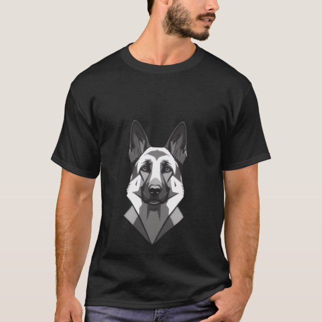 Camiseta Powerful Dog Design – Strong & Fearless Canine Art (Anverso)