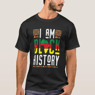 Camiseta Powerful History Usa Month Pride Dna American Blac