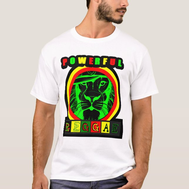 Camiseta Powerful Reggae (Anverso)