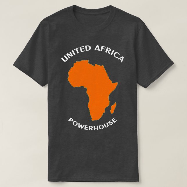 Camiseta Powerhouse de África Unida (Diseño del anverso)