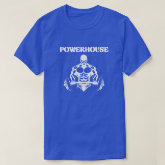 CAMISETA POWERHOUSE, DEEP ROYAL MEN'S BASIC 