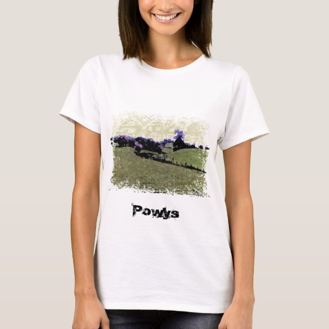 Camiseta Powys Doodle (Anverso)