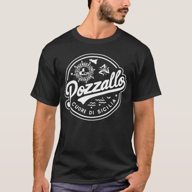 Camiseta Pozzallo Cuore Di Sicilia Sicilian (Anverso)