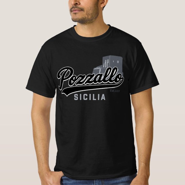Camiseta Pozzallo Sicilia Sicilian  T-Shirt (Anverso)