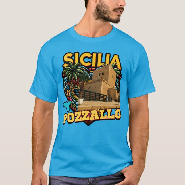 Camiseta Pozzallo Sicilia Torre Cabrera T-Shirt (Anverso)
