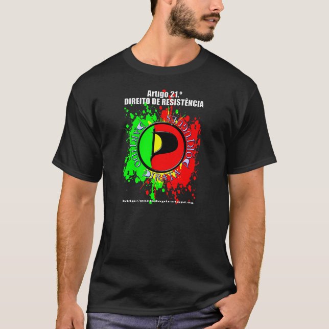 Camiseta PPP Splat - Resistência (Anverso)