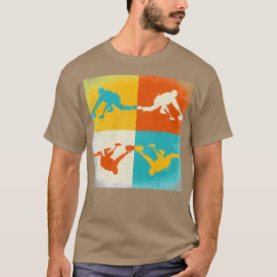 Camiseta Práctica de curado Cuadrados retro